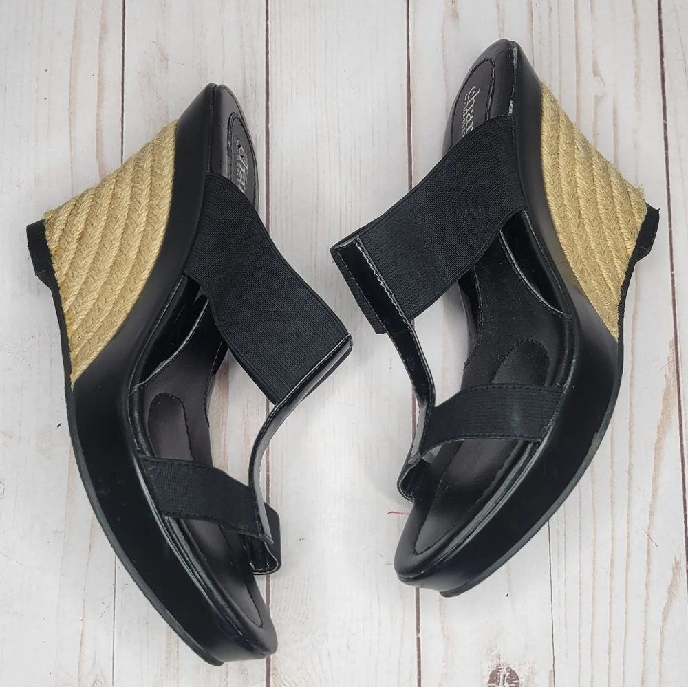 Charles By Charles David Espadrilles Wedge Sandals - Picture 1 of 5